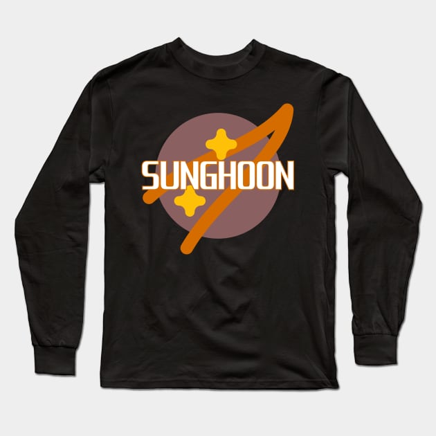 Sunghoon NASA ENHYPEN Long Sleeve T-Shirt by wennstore